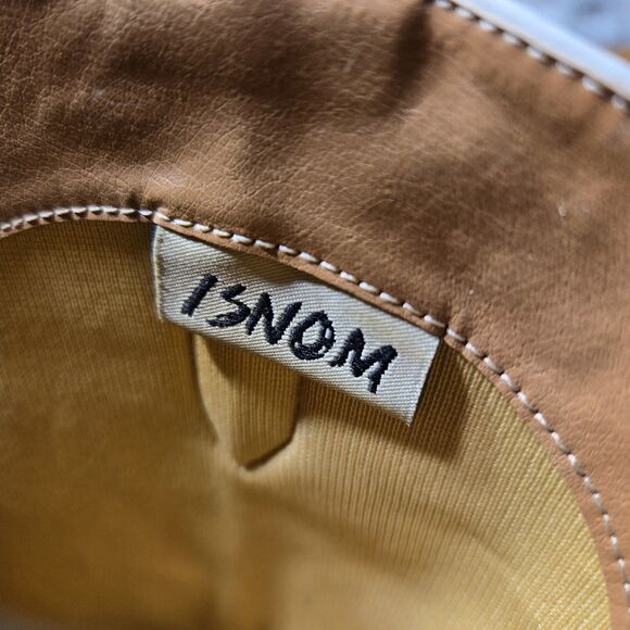 ISNOM Women Size 7.5 Knee High Embroidered Chunky Heeled Western Cowgirl Boots - Picture 8 of 9